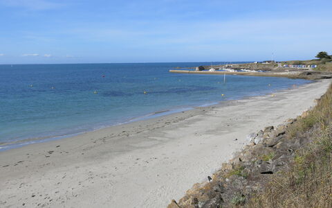 Maison de Kergoff: Blå, Vand, Krop Af Vand, Naturligt Miljø, Strand, Kyst, Coastal Og Oceaniske Landskabsformer, Kyst, Horisont