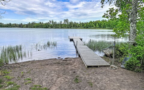 Torpet i Småland: Blå, Vand, Naturligt Miljø, Naturlige Landskab, Bank, Landskab, Vandløb, Sø, Naturreservat, Reservoir