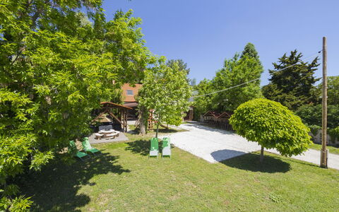 Badacsonyörs 101: Træ, Busk, Have, Lawn, Skygge, Landscaping, Gård, Parkere, Backyard, Hacienda
