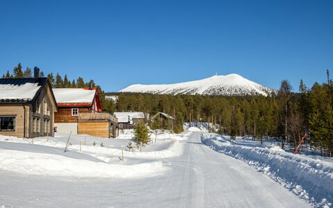 Fjällhemmet: Træ, Sommerhus, Hjem, Hus, Tag, Sidespor, Vinter, Sne, Fryser, Hældning