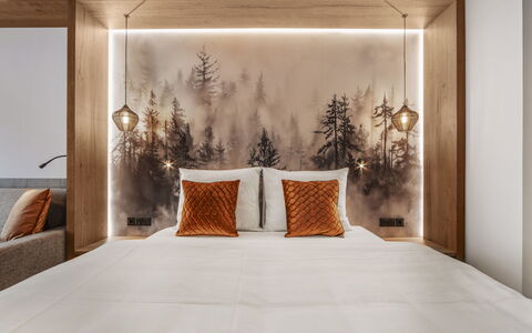 Ischgl 120: Træ, Indretning, Soveværelse, Bejdse, Sengetøj, Sengetøj, Hårdttræ, Loft, Seng, Bed Frame