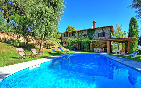 Villa Ulivacci: Blå, Svømmepøl, Udvej, Estate, Hacienda, Eco Hotel, Sommerhus, Have, Fritid, Villa