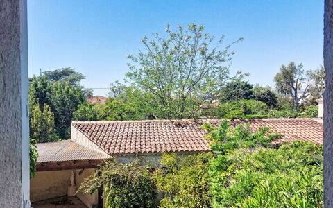 Résidence les Figuiers Fleurs: Vegetationen, Busk, Skygge, Have, Backyard, Landscaping, Hacienda