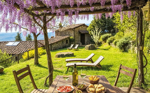 Il Canto dei Merli: Have, Stol, Stuehus, Eco Hotel, Sommerhus, Udvej, Backyard, Udendørs Møbler, Landscaping, Gård
