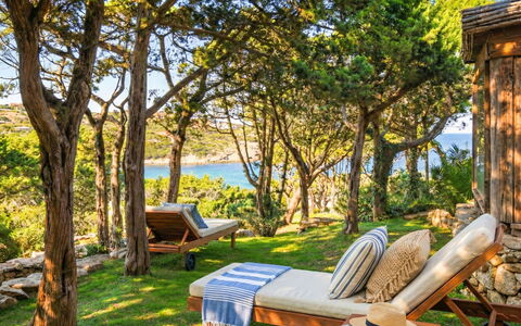 Porto Cervo 634: Træ, Møbel, Udendørs Møbler, Have, Coastal Og Oceaniske Landskabsformer, Skygge, Kyst, Udvej, Kyst
