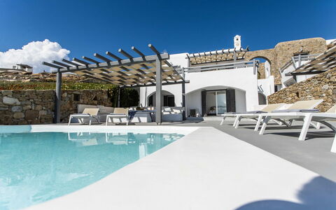 Villa Apollonia: Svømmepøl, Design, Villa, Udvej, Hotel