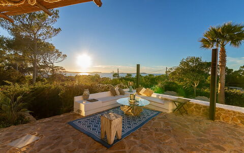 Sa Galera Villa: Udvej, Skygge, Eco Hotel, Landscaping, Svømmepøl, Villa, Stol, Tropics, Ferieby
