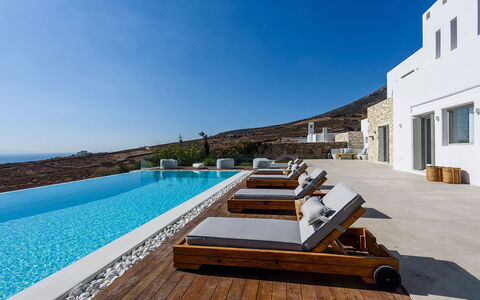 Villa Melina: Blå, Udvej, Design, Svømmepøl, Villa, Hotel, Penthouselejlighed, Eco Hotel