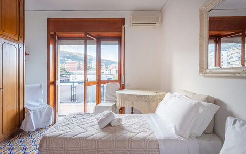 Casa Lucio: Lejlighed, Altan, Sengetøj, Hotel, Penthouselejlighed, Soveværelse