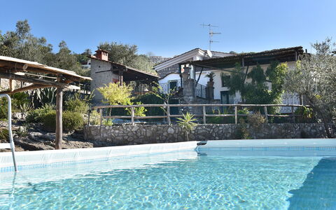 Villa Birbante: Svømmepøl, Udvej, Hacienda, Skygge, Backyard, Water Feature, Eco Hotel, Udendørs Struktur, Flise