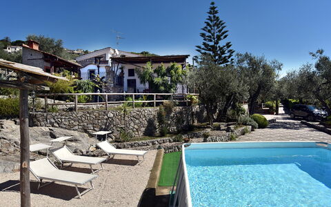 Villa Birbante: Udvej, Svømmepøl, Eco Hotel, Skygge, Hacienda, Backyard, Udendørs Møbler, Villa, Blomsterkrukke
