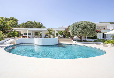 Can Las Palmas: Svømmepøl, Udvej, Estate, Have, Landscaping, Skygge, Villa, Mansion, Eco Hotel, Water Feature