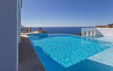 Can Lorenzo: Blå, Svømmepøl, Hav, Ocean, Hotel, Tropics, Udvej, Villa