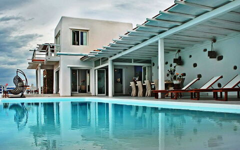 Fanaria Villa: Blå, Udvej, Udendørs Møbler, Svømmepøl, Fritid, Eco Hotel, Villa, Hotel, Skygge