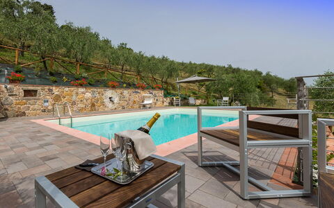 Il Podere: Udendørs Møbler, Svømmepøl, Udvej, Udendørs Bord, Stol, Have, Eco Hotel, Landscaping, Blomsterkrukke, Backyard