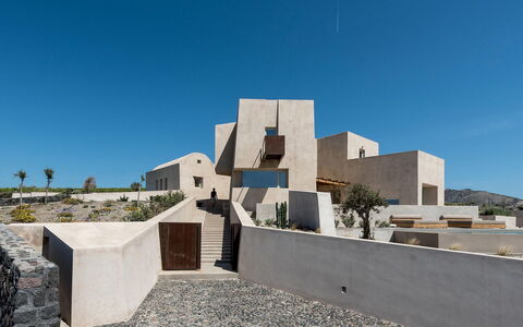 Thera Princess: Daytime, Arkitektur, Landskab, Kompositmateriale, Beton, Design, Brutalisme, Villa