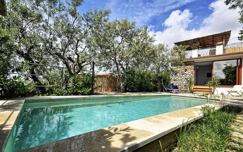 Villa del Mare: Svømmepøl, Udvej, Estate, Eco Hotel, Hacienda, Villa, Backyard, Stuehus, Altan, Water Feature