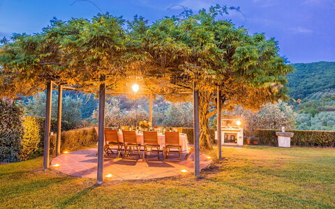 Villa Il Castagno: Natur, Have, Skygge, Sollys, Landscaping, Landskab Belysning, Eco Hotel, Gård, Backyard, Hacienda