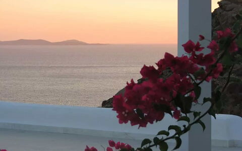 Villa Rose 1: Ocean, Aften, Altan, Skumring, Stueplante