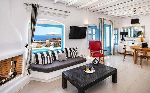 Villa Tramountana: Blå, Lejlighed, Stol, Stue, Udvej, Hotel, Design, Penthouselejlighed, Villa