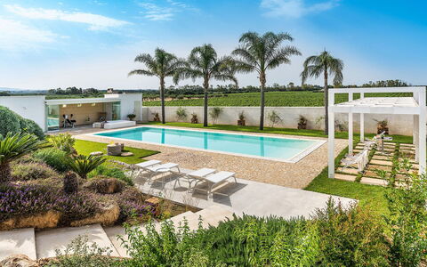 Sun Stone: Svømmepøl, Udvej, Have, Eco Hotel, Landscaping, Estate, Backyard, Gårdsplads, Villa, Hacienda