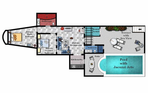 Maison Sivota: Svømmepøl, Fritid, Design, Udvej, Eco Hotel, Hotel, Villa, Screenshot