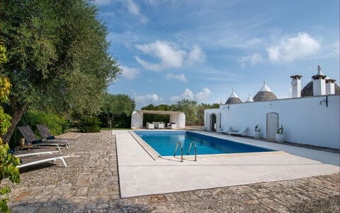 Trulli Maria: Landscaping, Have, Estate, Hacienda, Gårdsplads