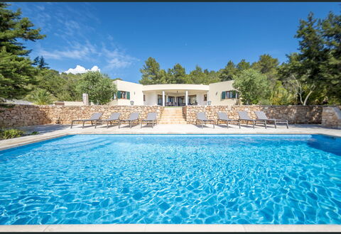 Villa Sharon: Blå, Svømmepøl, Landscaping, Estate, Udvej, Tropics, Eco Hotel, Evergreen, Ferieby, Villa