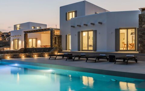 Villa Cupido: Hjem, Svømmepøl, Estate, Udvej, Villa, Eco Hotel, Hotel, Mansion, Skumring, Penthouselejlighed