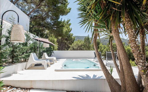 Villa Seahorse: Svømmepøl, Udendørs Møbler, Udvej, Skygge, Eco Hotel, Liggestol, Stol, Landscaping, Villa, Design