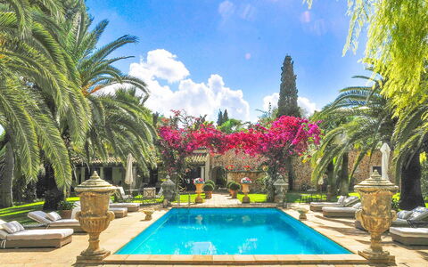 Villa Peacock: Have, Busk, Svømmepøl, Udvej, Hacienda, Landscaping, Estate, Eco Hotel, Villa