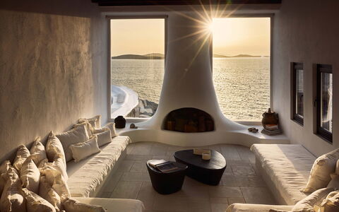 Villa Talia: Hav, Kyst, Ocean, Stue, Hotel, Udvej, Villa, Skumring