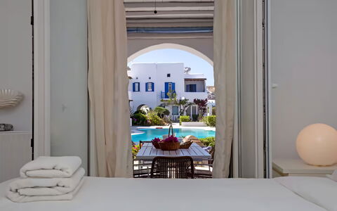 Mykonos Pool House 8: Svømmepøl, Udvej, Hjem, Lejlighed, Liggestol, Hotel, Udendørs Møbler, Villa, Stol, Eco Hotel