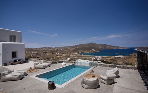 Villa Cornelia 2: Blå, Svømmepøl, Villa, Penthouselejlighed