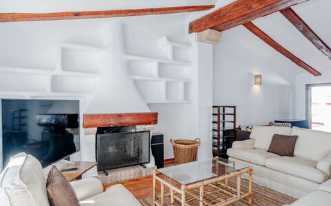 Villa Santa Marta: Væg, Møbel, Indretning, Gulvbelægning, Loft, Etage, Couch, Stue, Værelse, Hjem