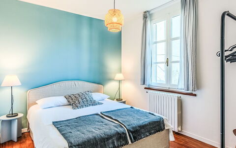 Casa Chiocciolina: Seng, Møbel, Indretning, Soveværelse, Væg, Sengetøj, Sengetøj, Etage, Værelse, Gulvbelægning