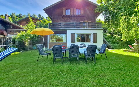 Chalet le Rhônasson: Hus, Hjem, Busk, Sommerhus, Tag, Have, Lawn, Estate, Gård, Landscaping
