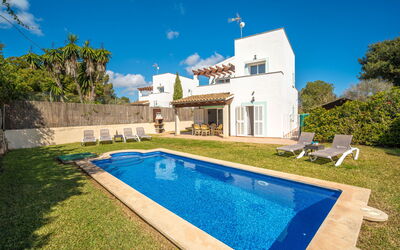 Cala Murada 102: Blå, Skygge, Fritid, Svømmepøl, Estate, Udvej, Eco Hotel, Landscaping, Villa