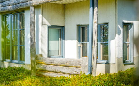 Rukatunturintie 8 G2: Busk, Hjem, Sommerhus, Have, Estate, Skydevindue, Skygge, Gård, Landscaping, Sidespor