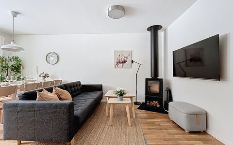 Svanhågna Gård: Træ, Sommerhus, Hjem, Hus, Tag, Sidespor, Vinter, Sne, Fryser, Hældning