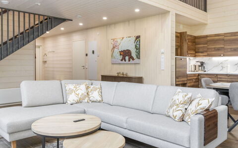 Villa Lumo: Træ, Gulvbelægning, Møbel, Indretning, Couch, Etage, Stue, Hjem, Trægulve