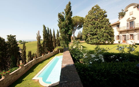 Castello di Cabbiavoli: Arkitektur, Hjem, Estate, Have, Landscaping, Villa, Hacienda, Mansion, Lawn, Gård