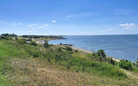 Villa Alvaret: Blå, Vand, Krop Af Vand, Vandressourcer, Kyst, Coastal Og Oceaniske Landskabsformer, Horisont, Vegetationen, Hav, Sommer