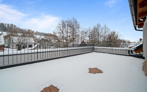 Na Kovárně: Sne, Vinter, Fryser, Hegn, Gelænder, Baluster, Home Fencing, Altan, Dagslys