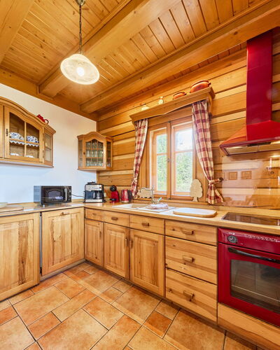 Timber Lodge with Sauna