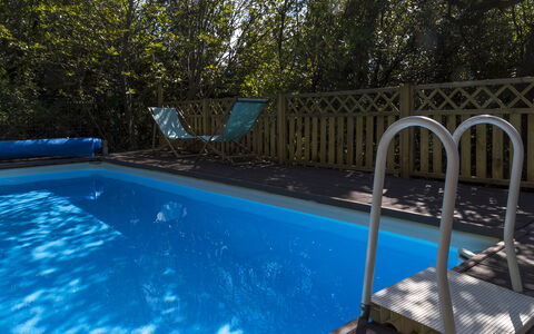 Villa Sole - Exclusive Villa al Conero con Piscina: Blå, Svømmepøl, Kompositmateriale, Fritid, Skygge, Udvej, Eco Hotel, Hegn, Backyard, Plast