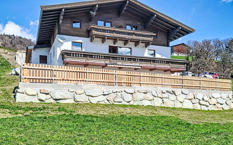 Panoramablick Tauern: Bjergkæde, Sommerhus, Altan, Veranda, Dal, Kam, Hegn, Sidespor, Alps, Stuehus