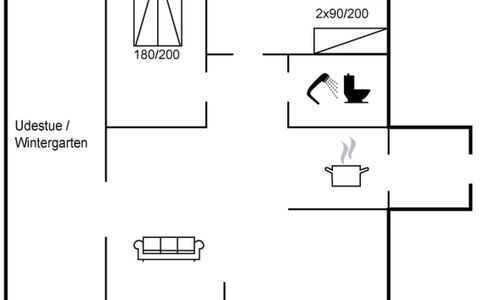 Niels - 1.3Km from the Sea: Busk, Hjem, Sommerhus, Bunddække, Have, Garden Bygninger, Sidespor, Estate, Lawn, Gård