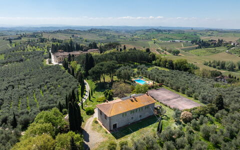 Il Leccio, Vinci, Private Pool and Tennis: Græs, Busk, Landskab, Land Lot, Landdistrikt, Almindeligt, Estate, Plantation, Eng