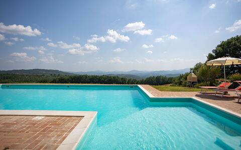 Casa Stella Serena, Podere le Scopaie, Pool: Blå, Svømmepøl, Eco Hotel, Udvej, Stuehus, Hacienda, Thermae, Estate, Landscaping, Villa
